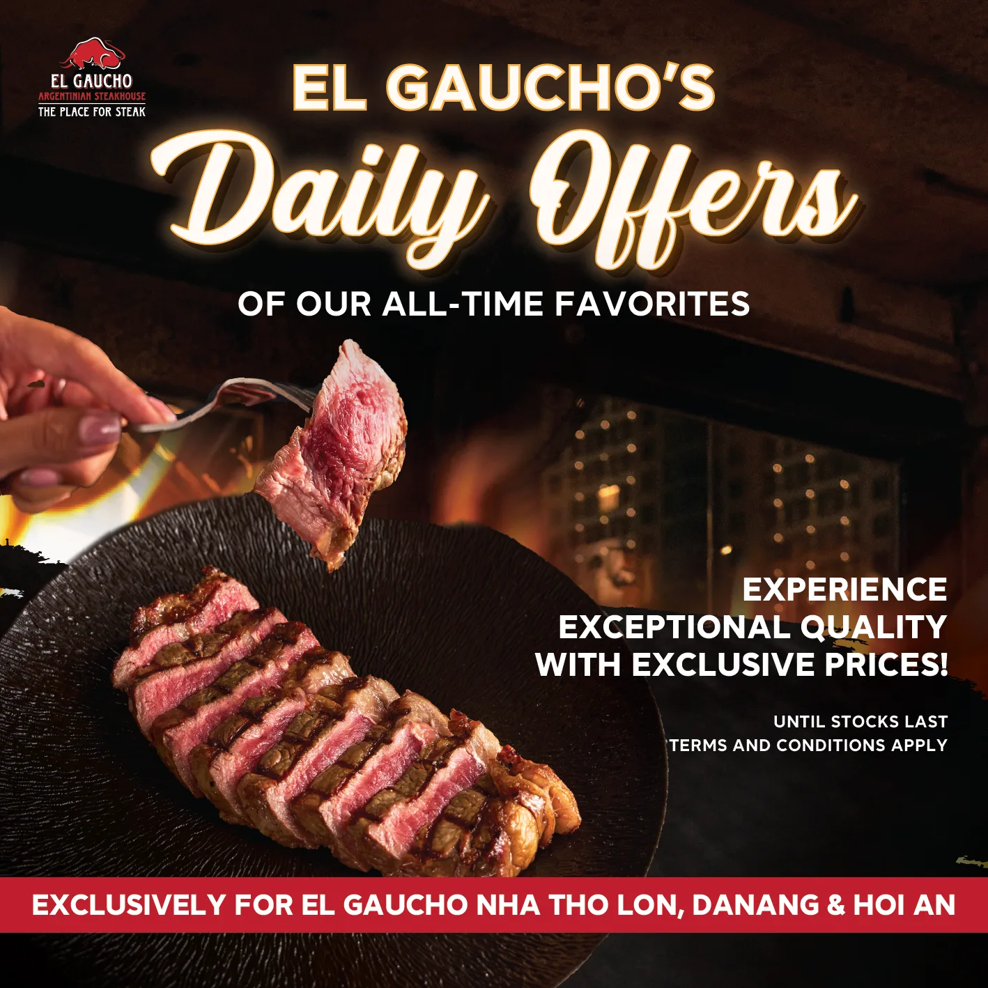 EL GAUCHO'S DAILY OFFERS
