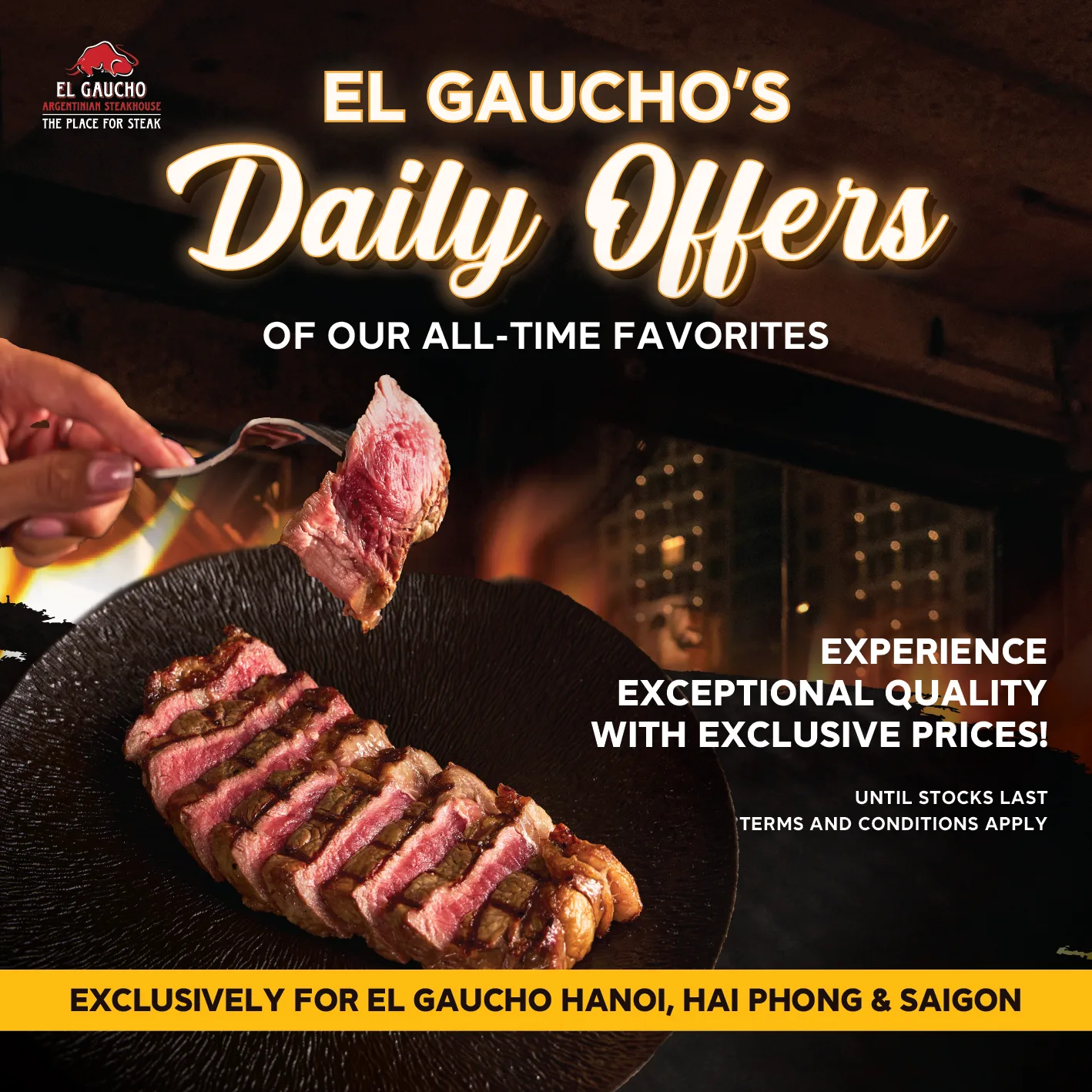 EL GAUCHO'S DAILY OFFERS