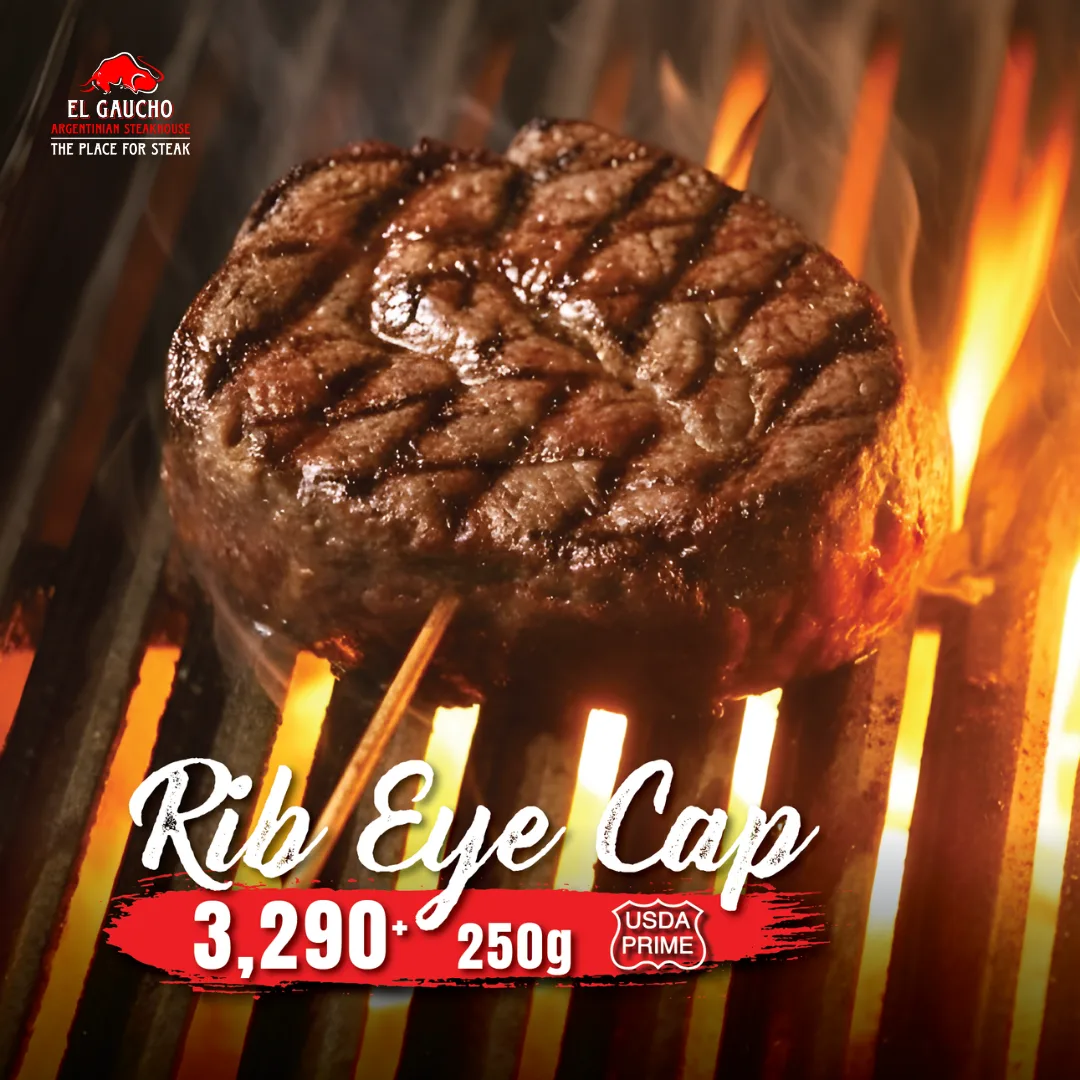 New at El Gaucho: RIB EYE CAP