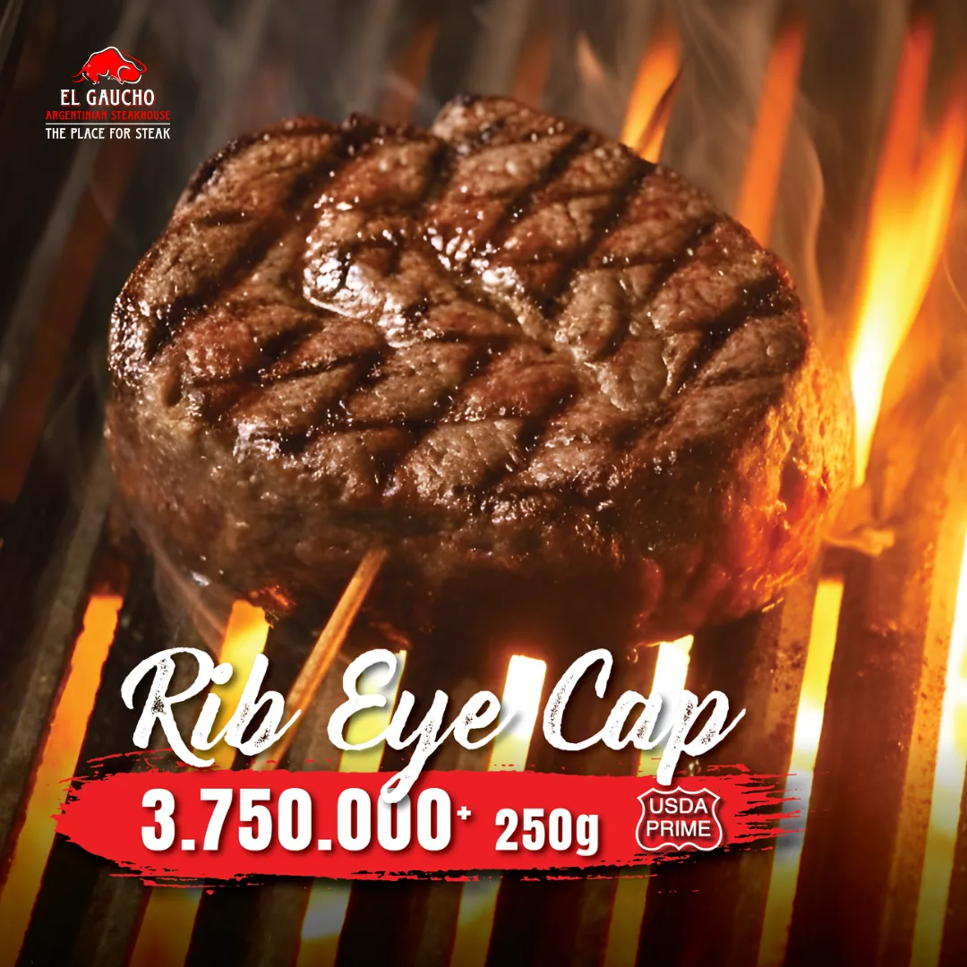 New at El Gaucho: RIB EYE CAP